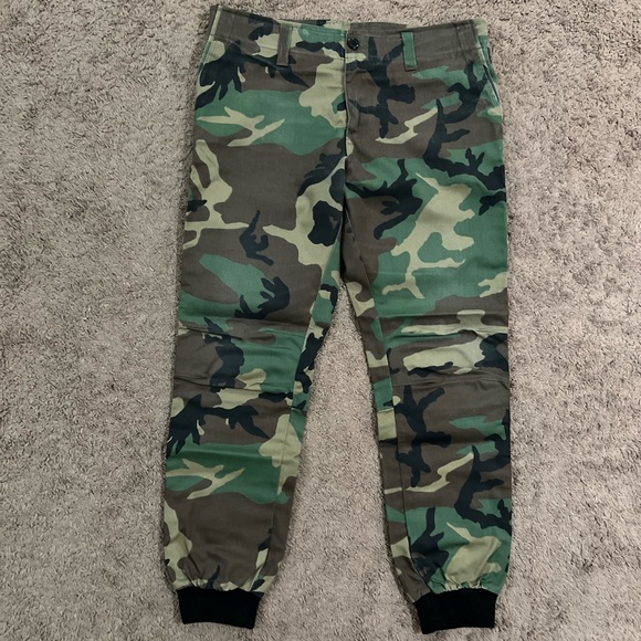 Kith Men's Blue Label Mercer Woodland Camo Pants 100% Auth SZ 33